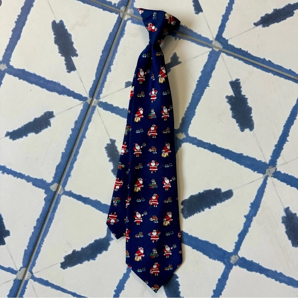 Boys clip-on Christmas tie